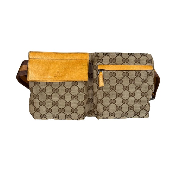 Gucci Monogram Crossbody Belt Waist Bag